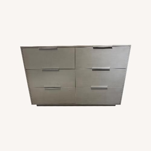 Used Dark Gray Wood Dresser for sale on AptDeco