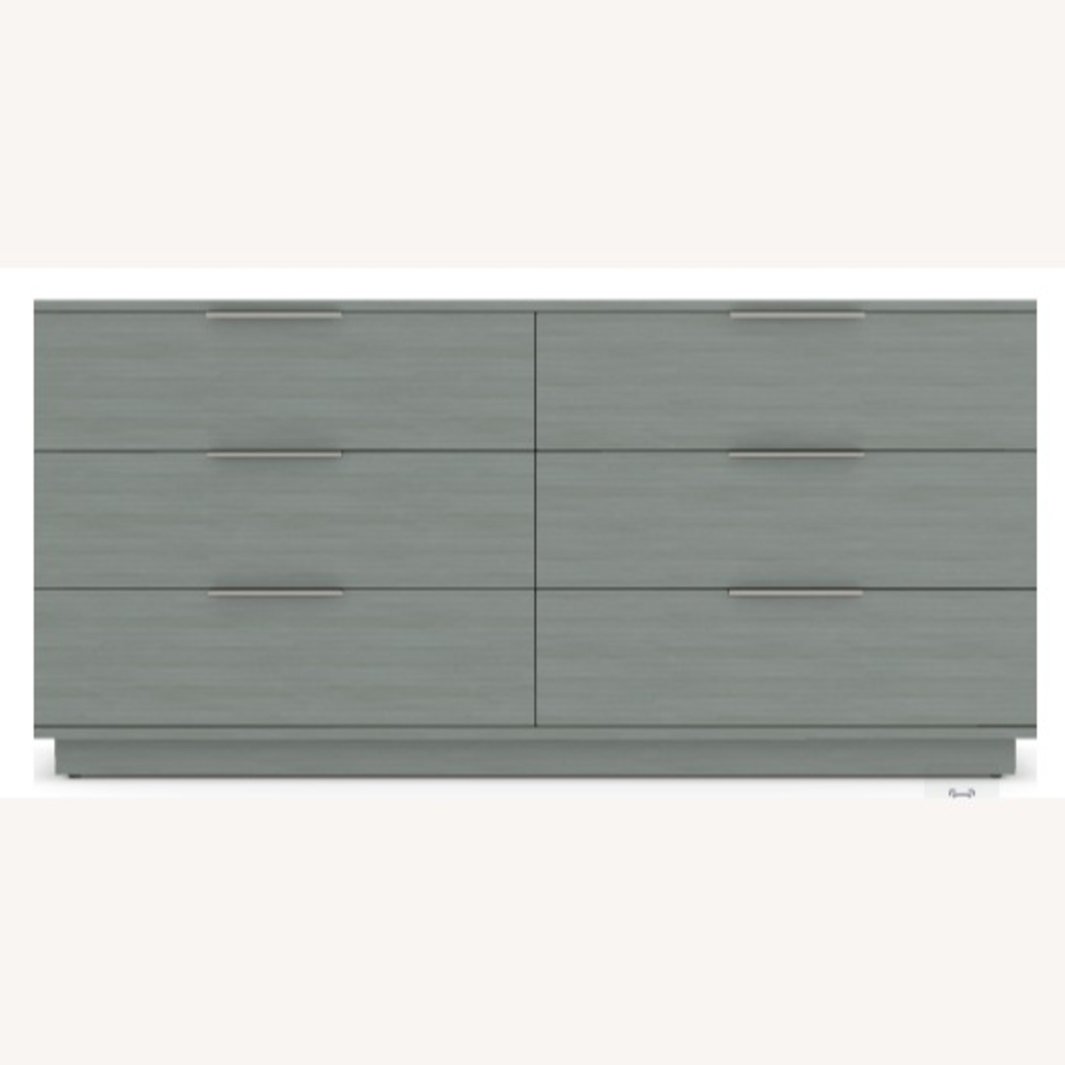 Dark Gray Wood Dresser - image-0