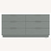 Dark Gray Wood Dresser