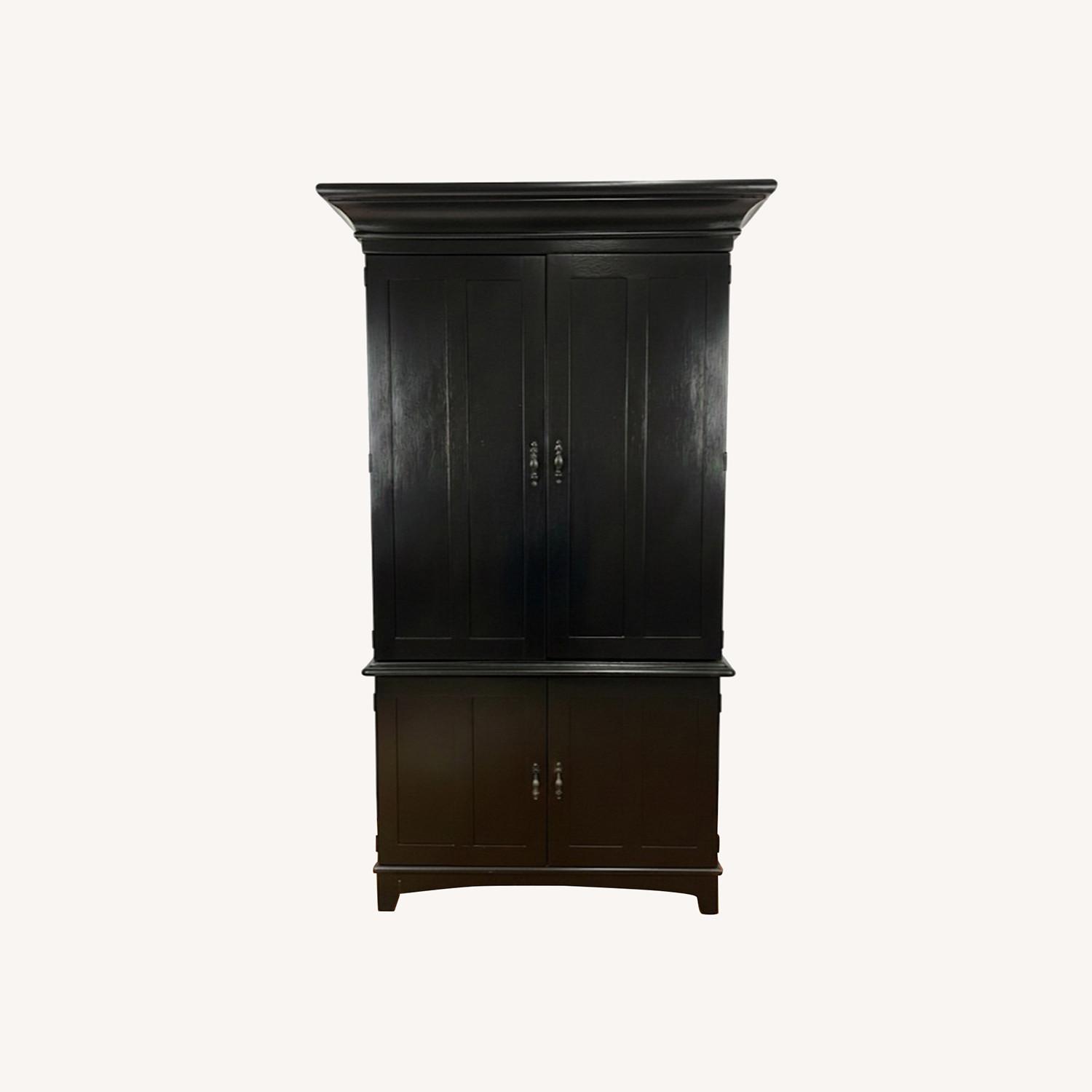 Sauder Computer Armoire with Pullout Desk - image-3