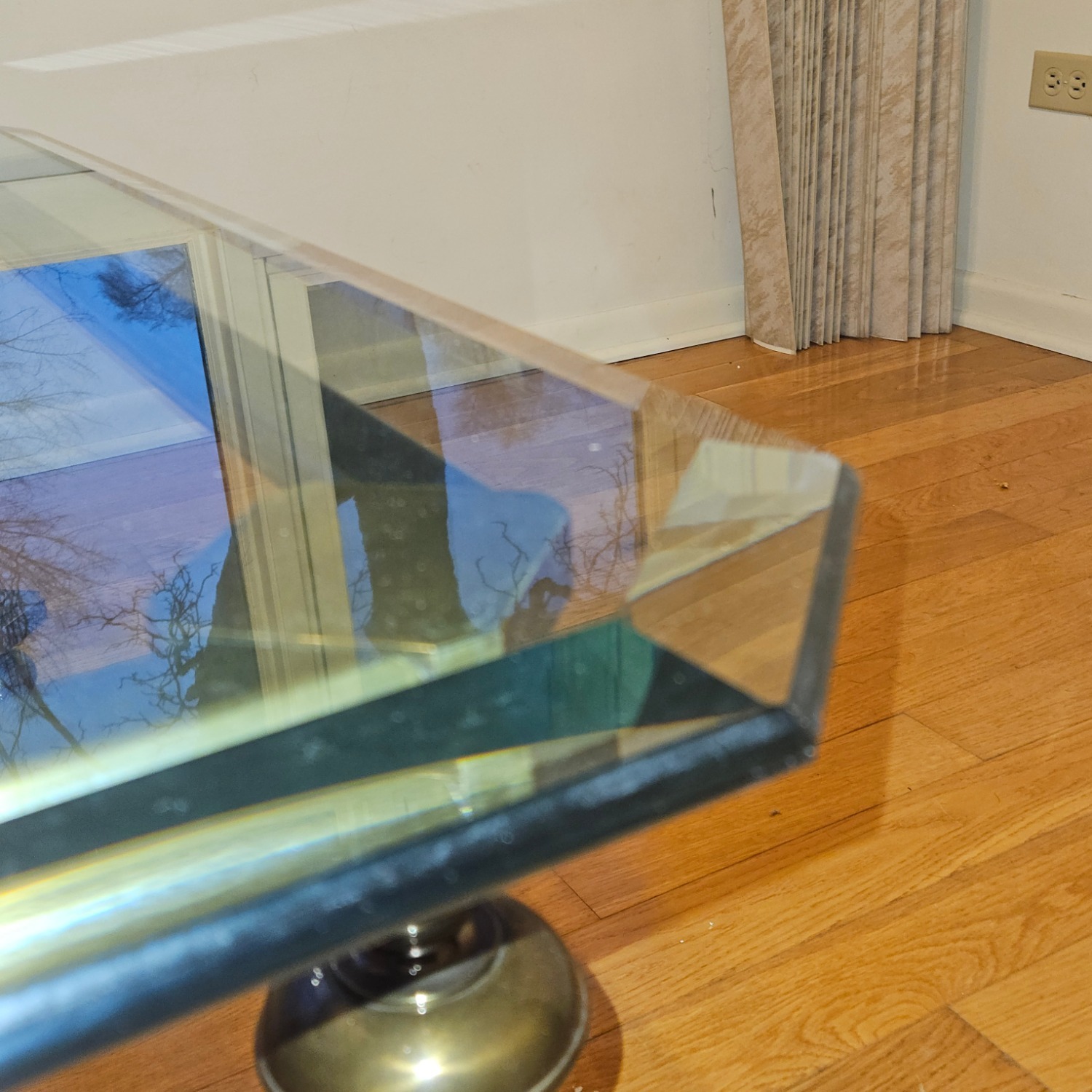 Maison Jansen Style Glass Top Bronze Coffee Table - image-8