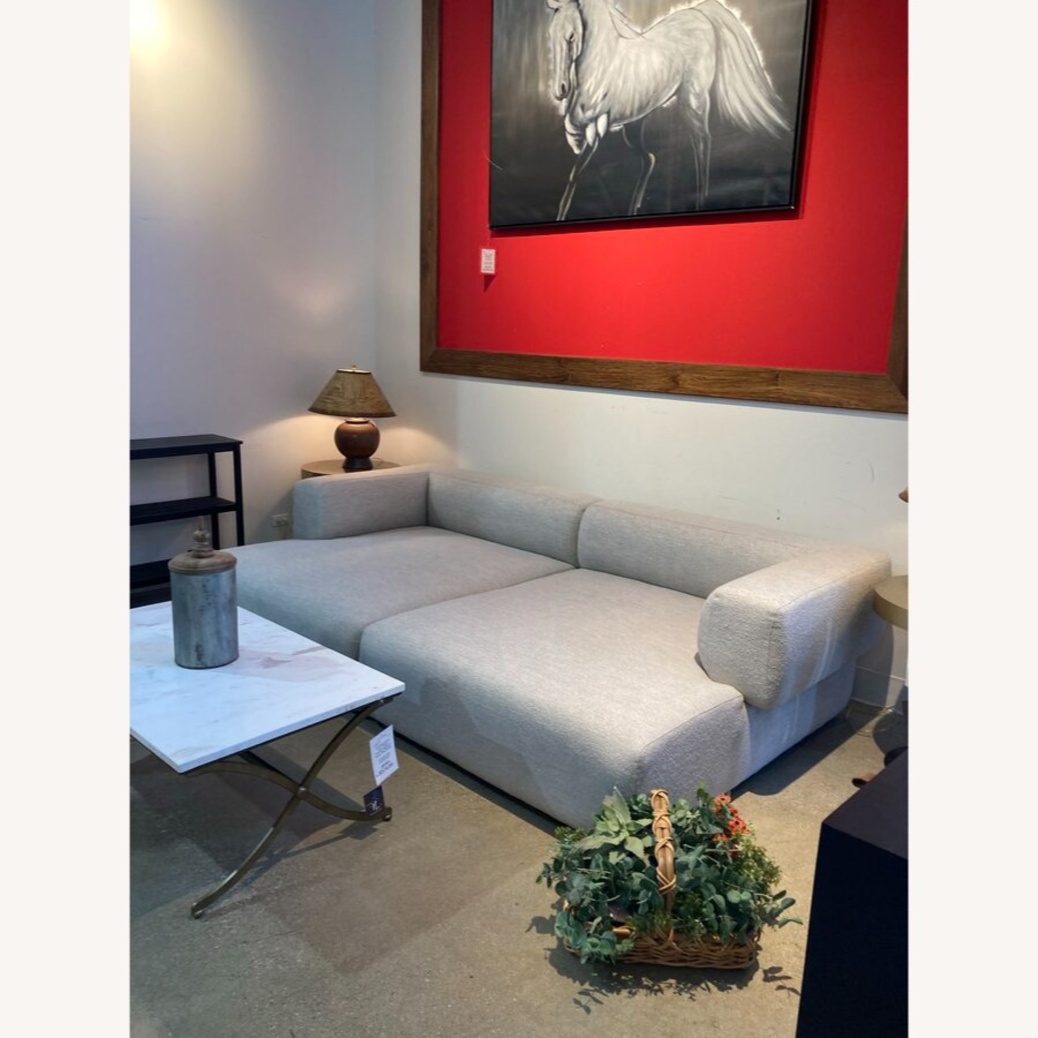 Four Hands Lisette 2pc Sofa Fayette Dove - image-2