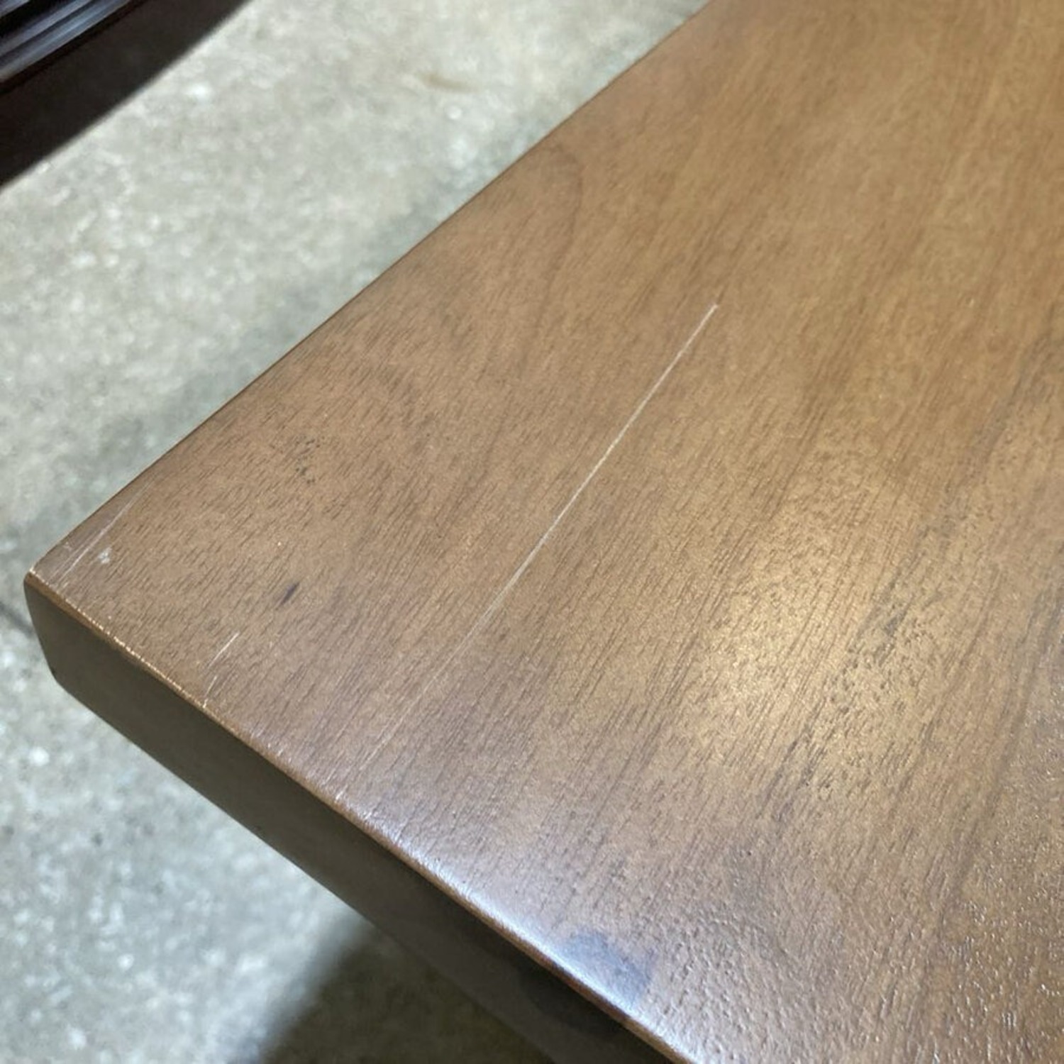 Grier Solid Wood W Cane Accented Base Table - image-6