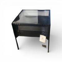 Four Hands Shadow Box Single Drawer Side Table