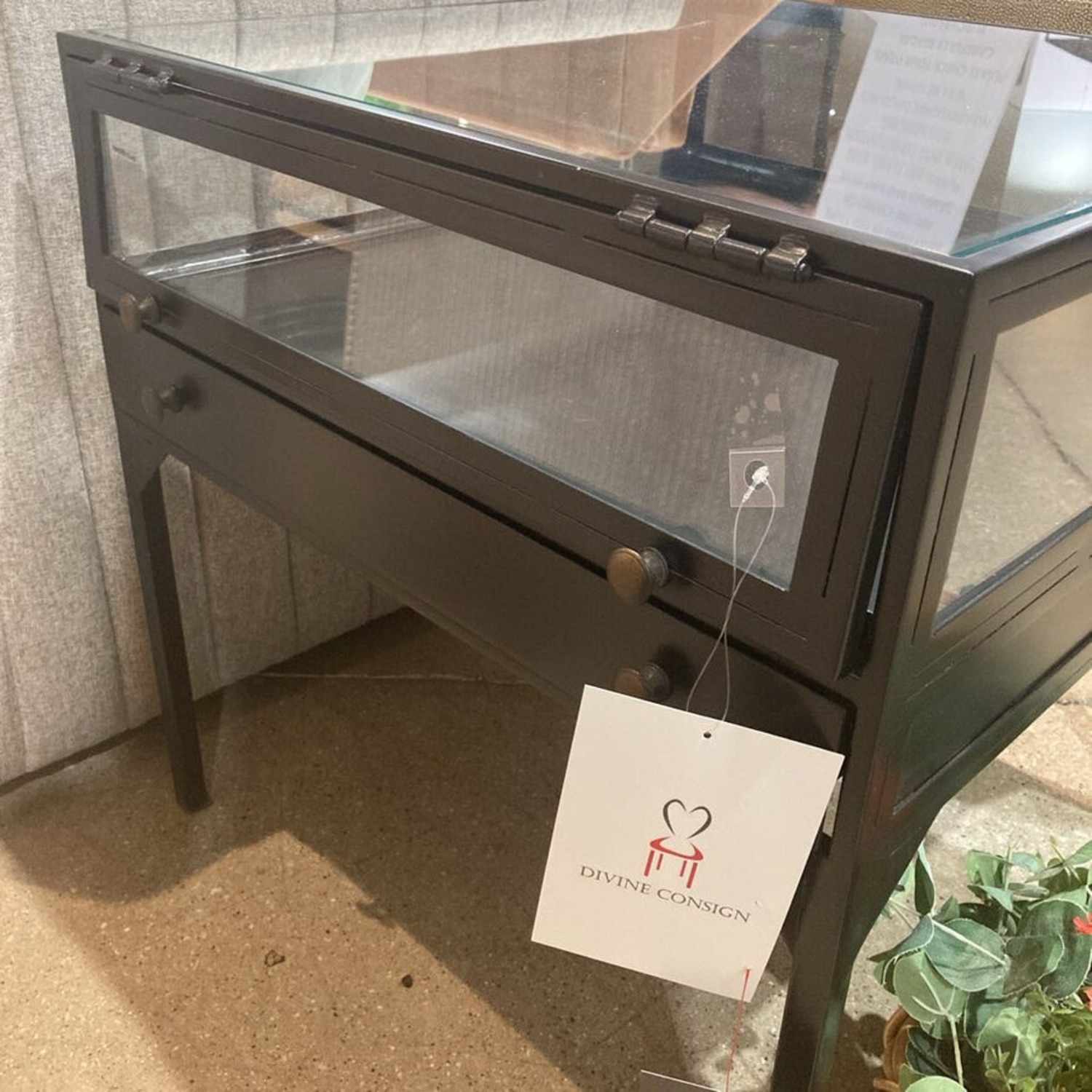 Four Hands Shadow Box Single Drawer Side Table - image-4