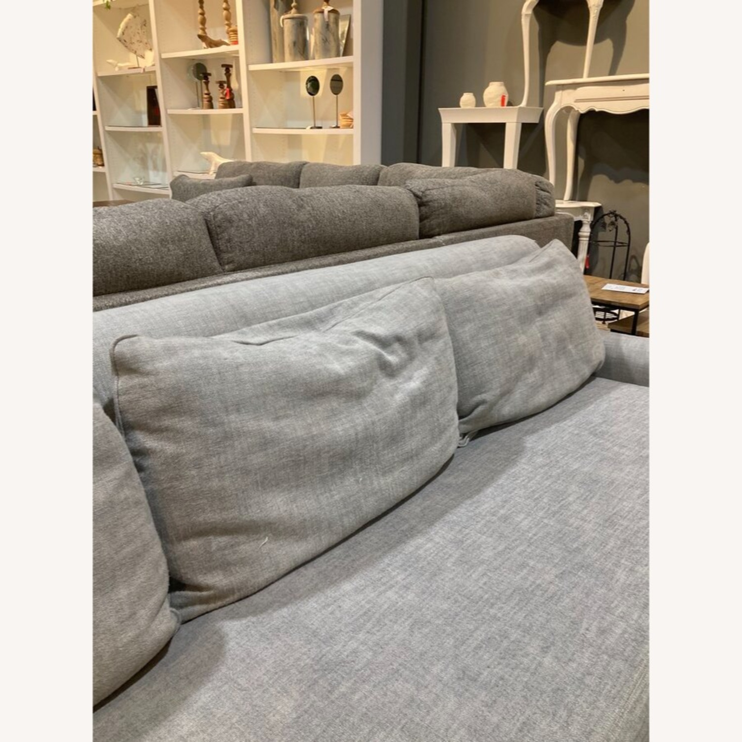 English Classic Roll Arm Bench-Cushion Sofa - image-10