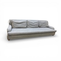 English Classic Roll Arm Bench-Cushion Sofa