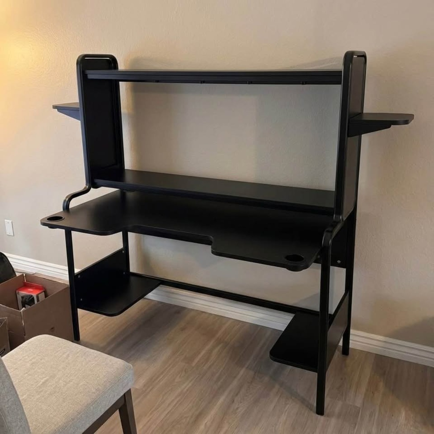 IKEA FREDDE Gaming Desk, Black - image-1