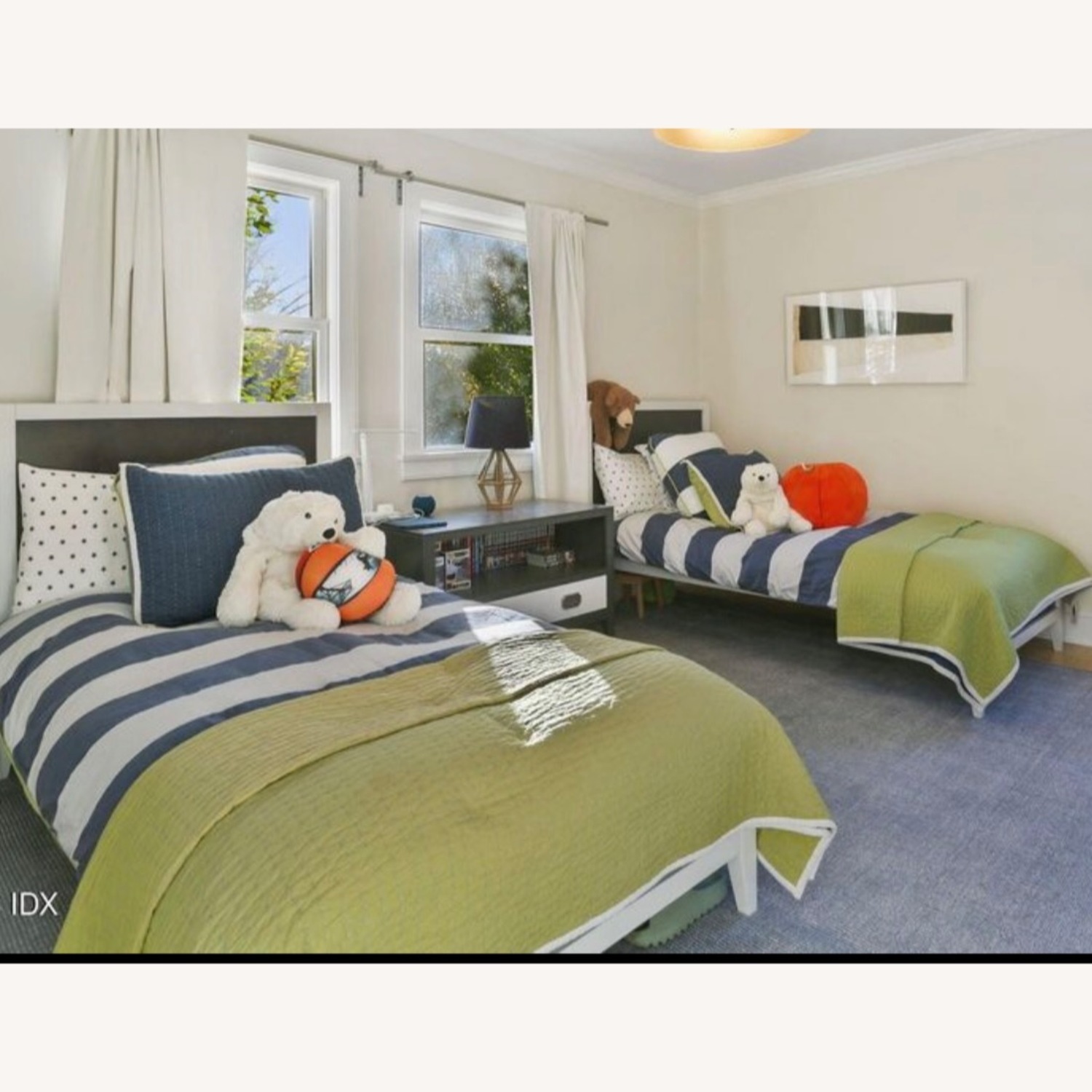 Newport Cottages Devon White Wood Twin Bed - image-1