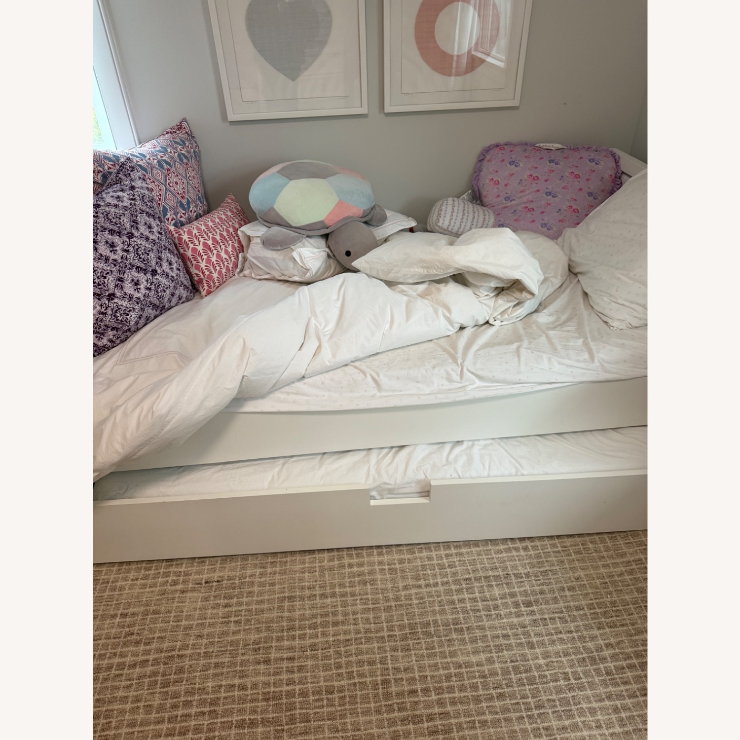 DucDuc White Wood Twin Bed - image-3