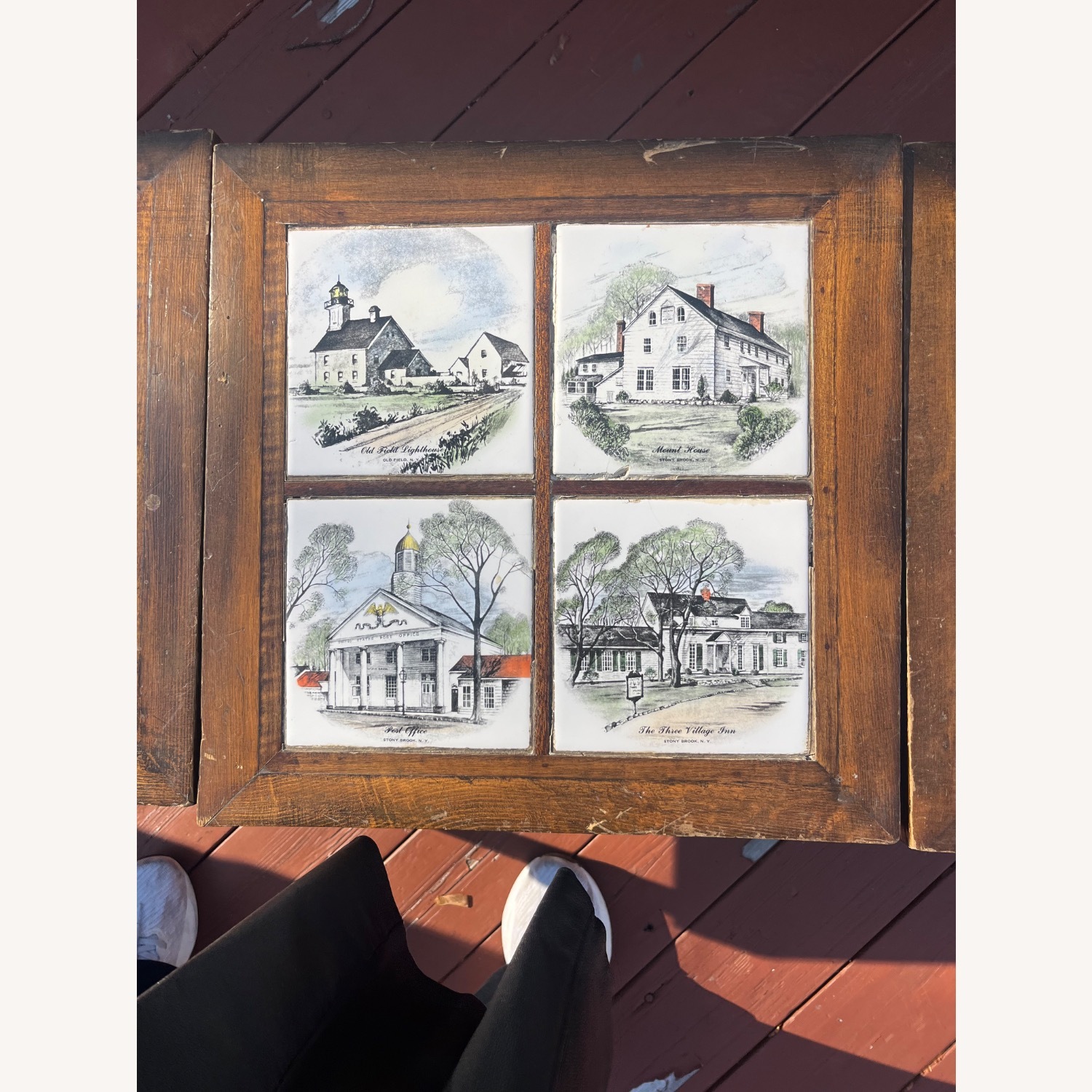 Vintage/Antique Natural Side Tables - image-2