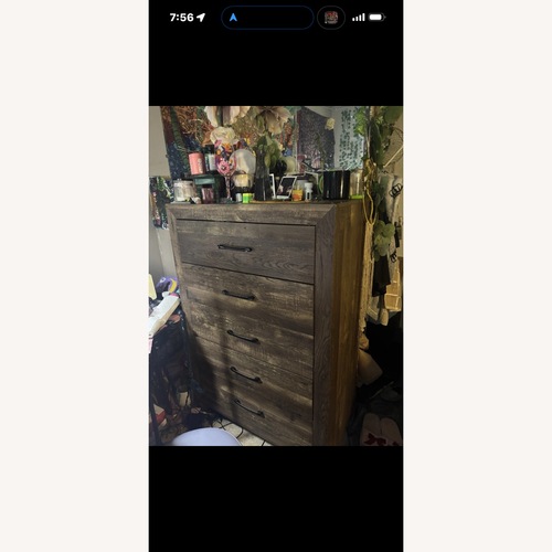 Used Rustic Wood Dresser  for sale on AptDeco