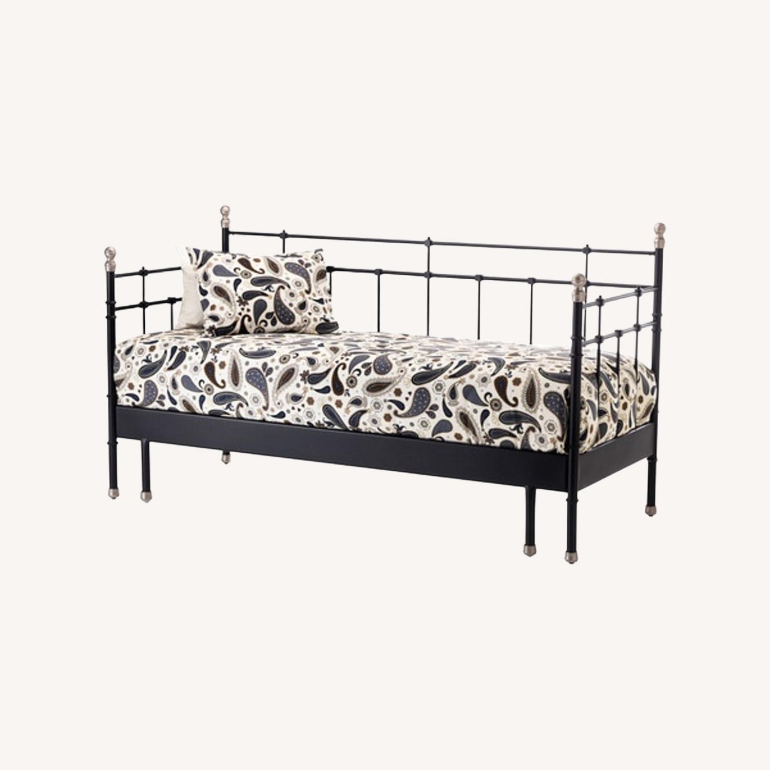 IKEA Svelvik Black Metal Daybed - image-0