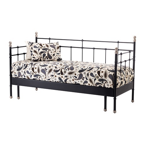 Used IKEA Svelvik Black Metal Daybed for sale on AptDeco