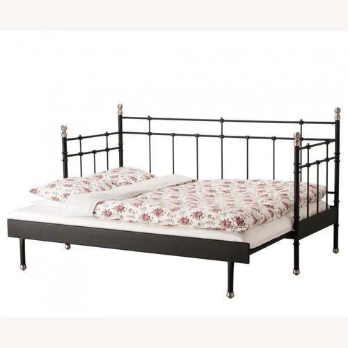 Used IKEA Svelvik Black Metal Daybed for sale on AptDeco