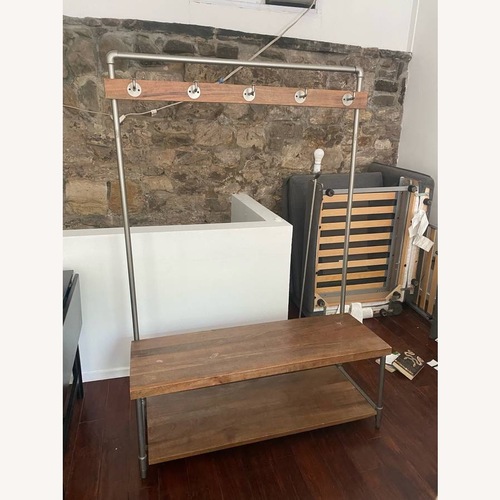 Used West Elm Pipeline Hall Tree for sale on AptDeco