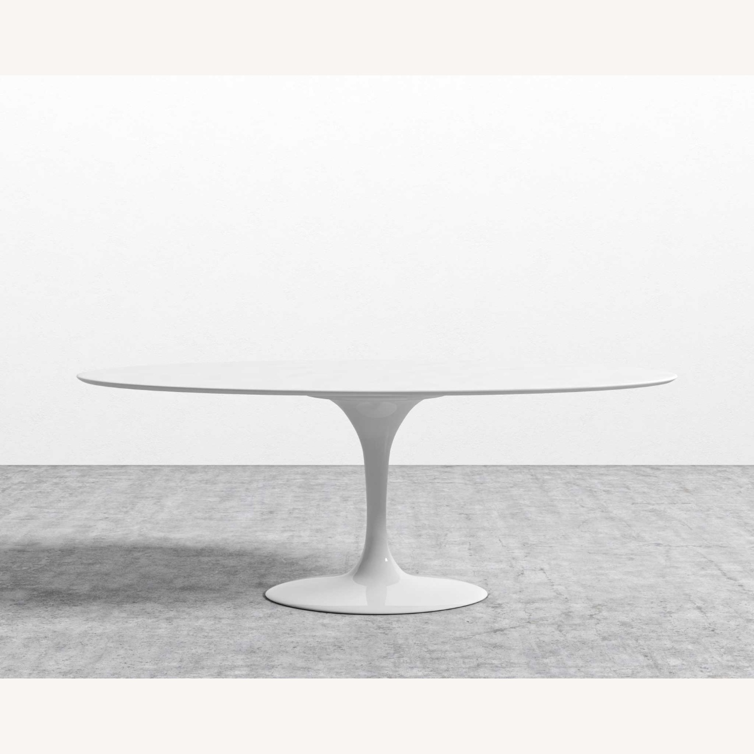 Rove Concepts Tulip White Lacquer Dining Table - image-9