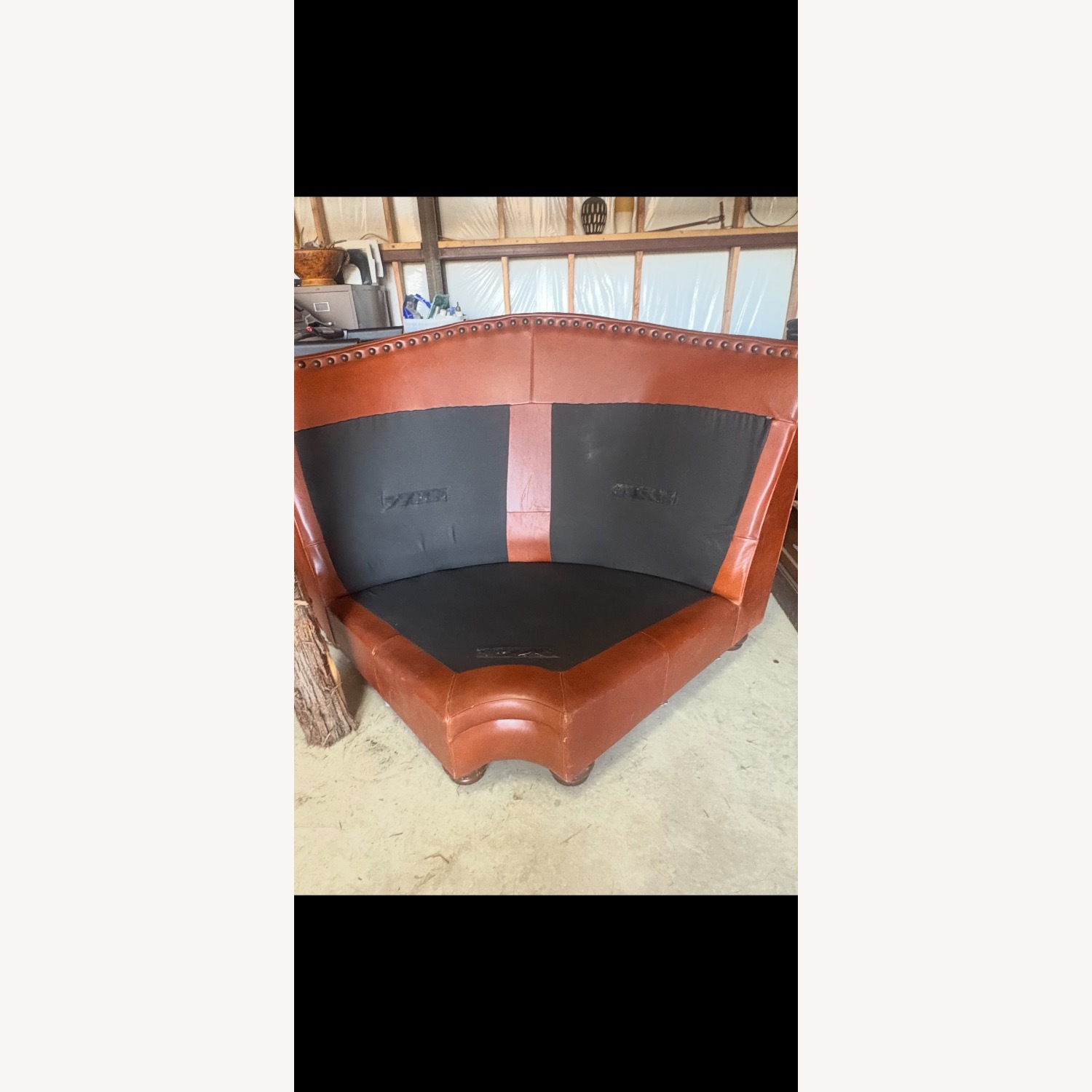 Vintage Leather Kennedy Sectional - image-3