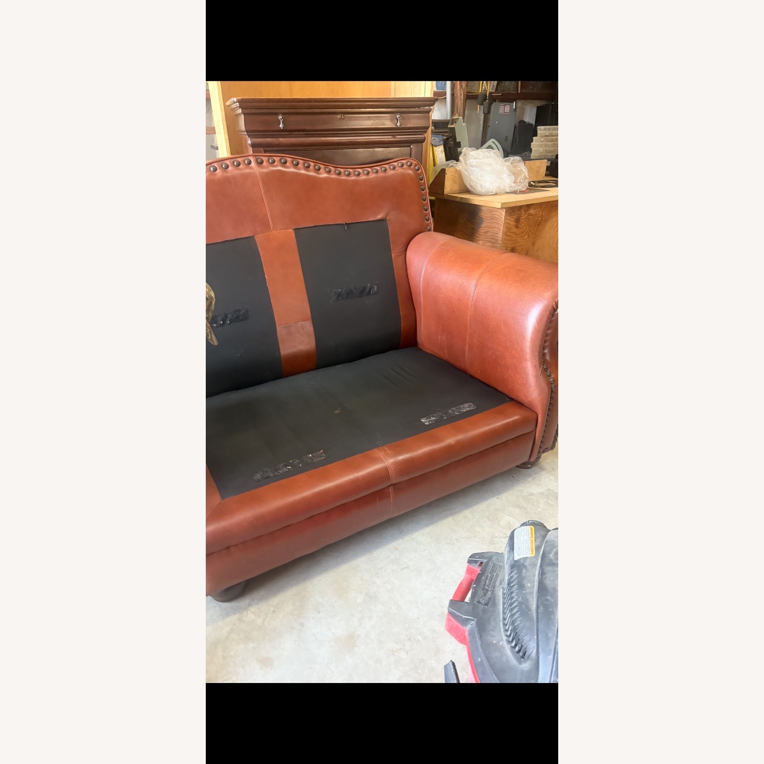 Vintage Leather Kennedy Sectional - image-5