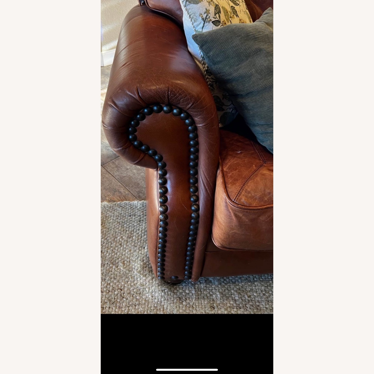 Vintage Leather Kennedy Sectional - image-7