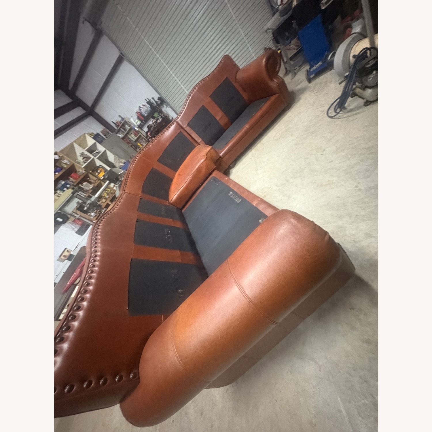 Vintage Leather Kennedy Sectional - image-2