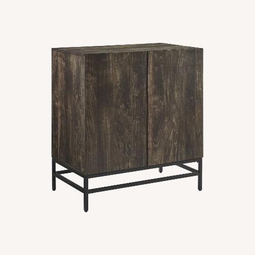 Used Crosley Furniture Dark Brown Bar Cart for sale on AptDeco
