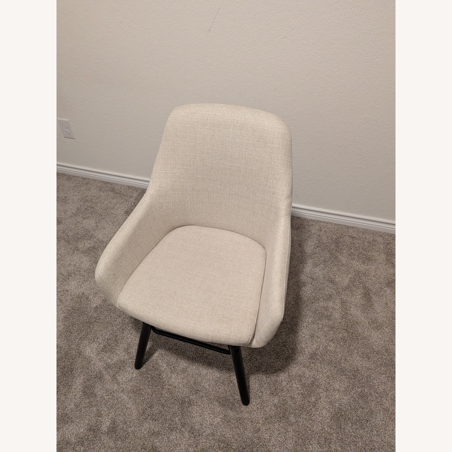 Pottery Barn Oakville Natural Fabric Dining Chair - image-2