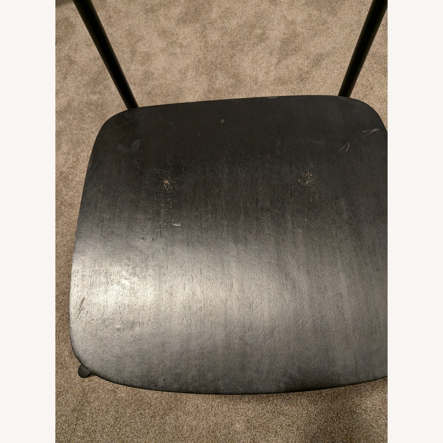 Pottery Barn Wyatt Black Wood Dining Chairs - image-6