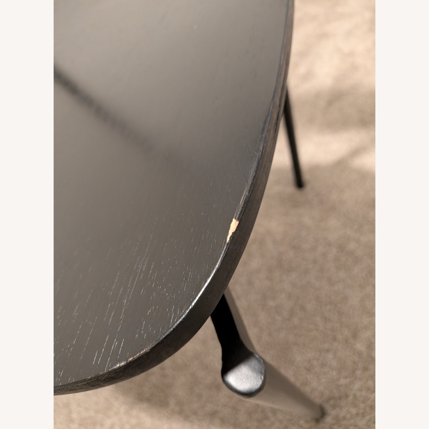 Pottery Barn Wyatt Black Wood Dining Chairs - image-3