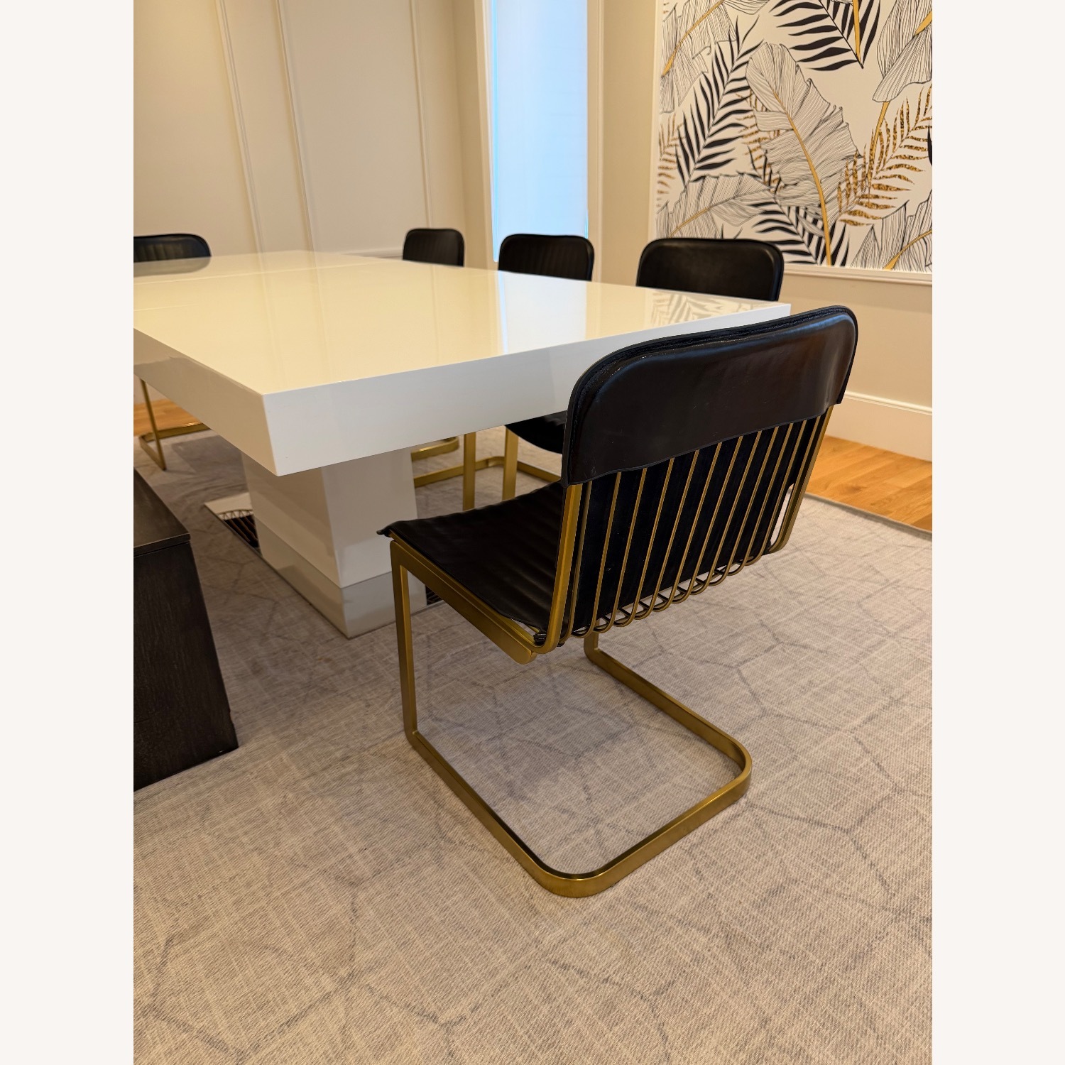 Modloft Astor Expandable Modern White Dining Table - image-3