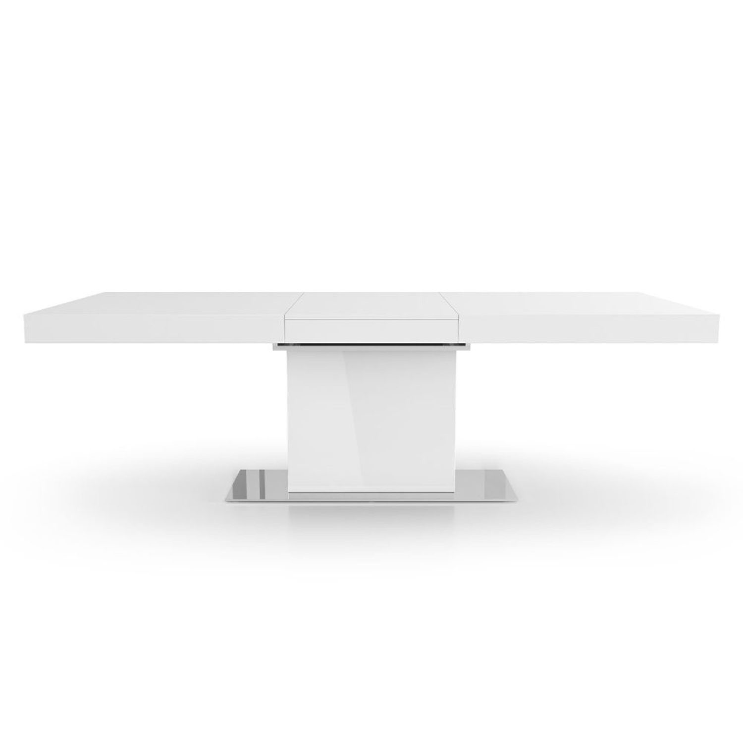 Modloft Astor Expandable Modern White Dining Table - image-8