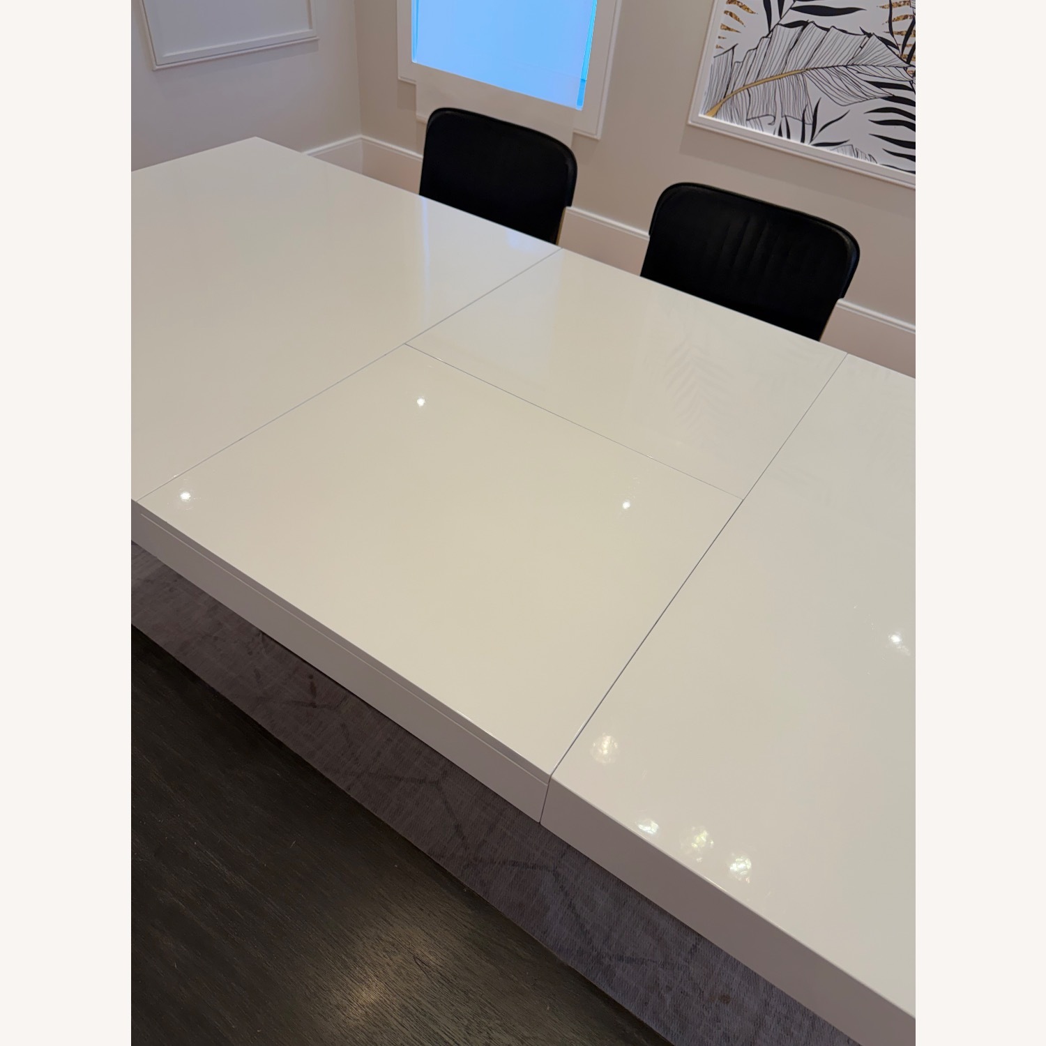 Modloft Astor Expandable Modern White Dining Table - image-2