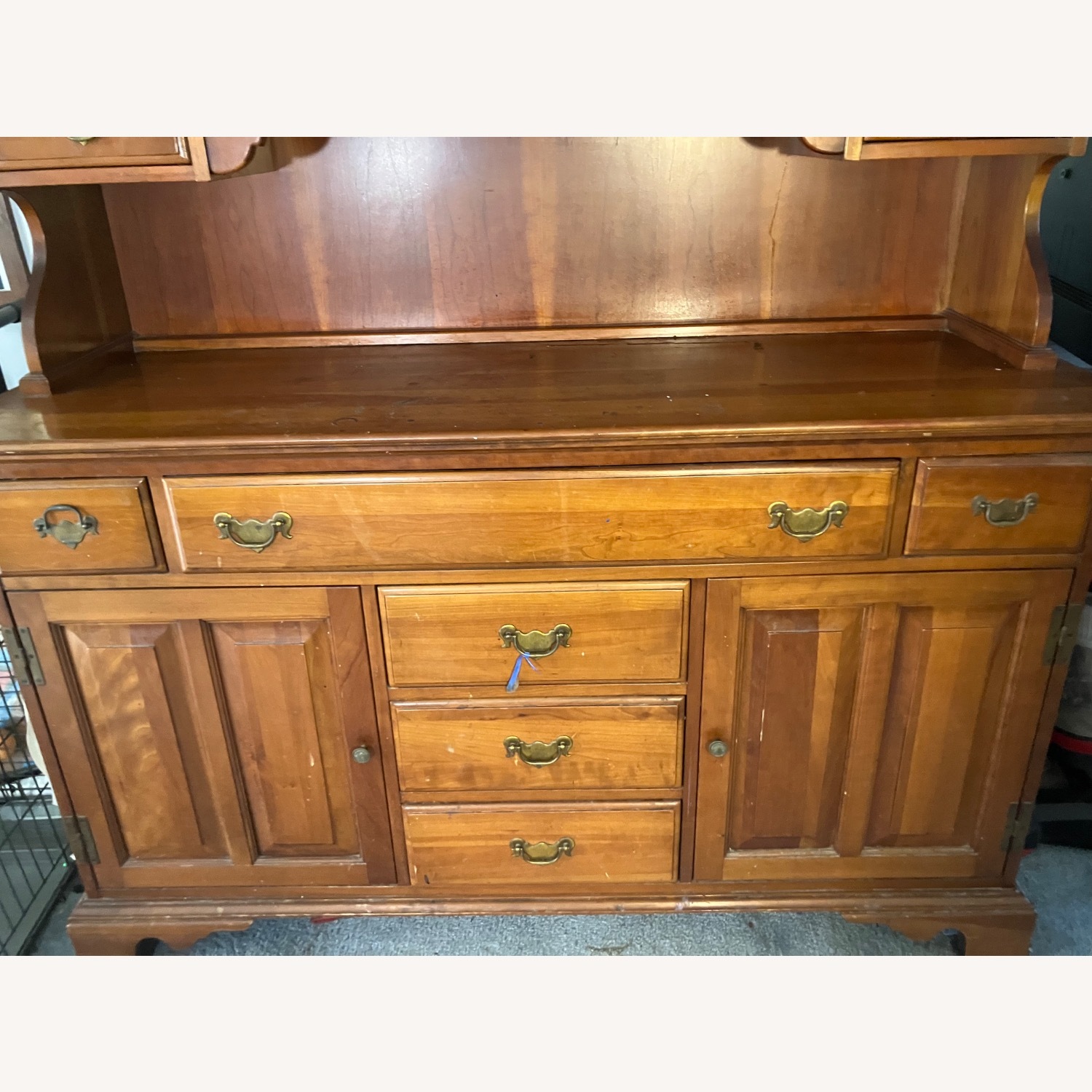 Vintage/Antique Finds Dark Brown Wood Sideboard - image-3