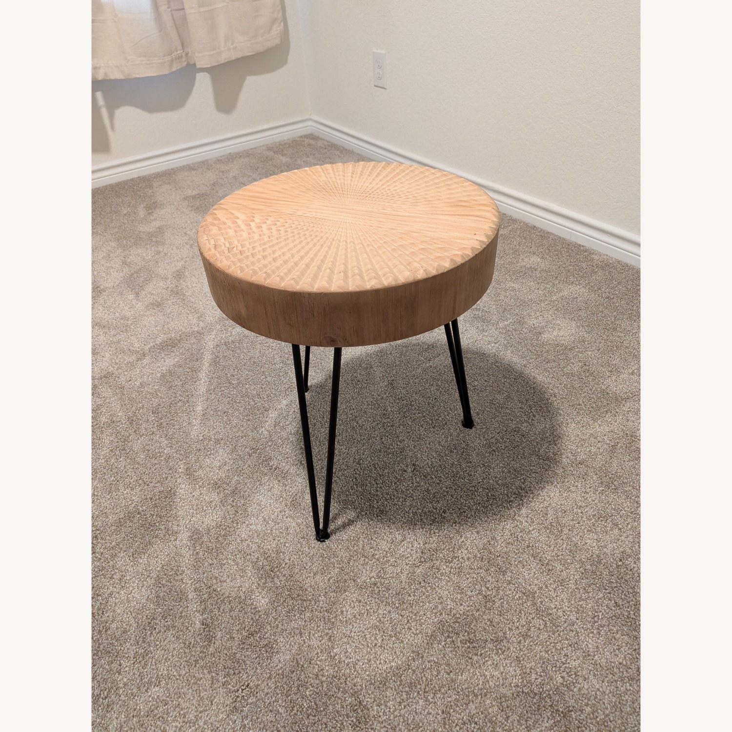 Cozayh Light Brown Wood Side Table - image-2