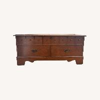 Vintage/Antique Finds Dark Brown Wood Chest