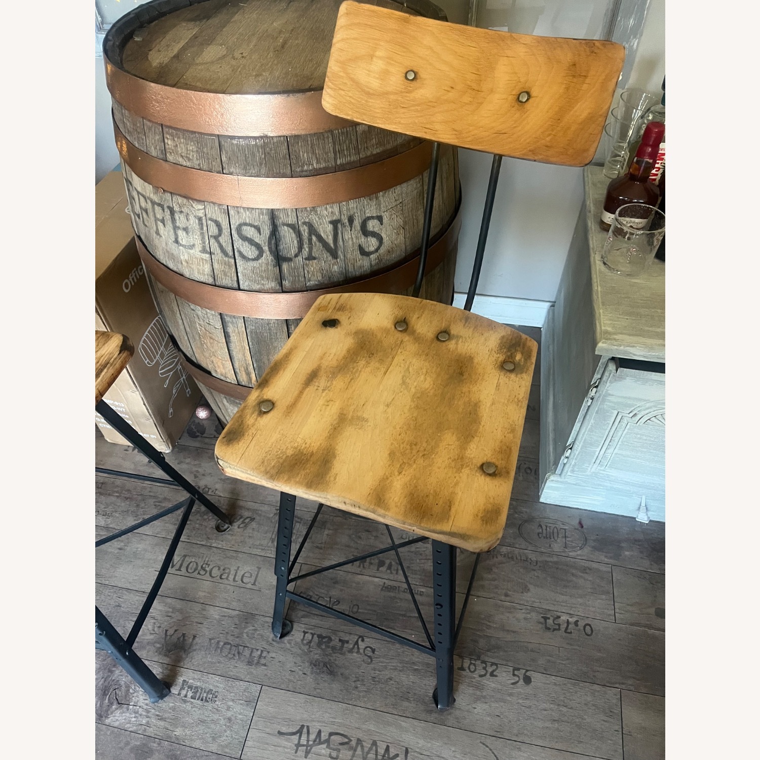 Vintage Drafting Chairs Brooklyn Steel Company - image-2