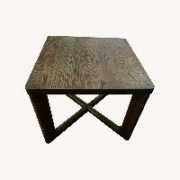 Bassett Light Brown Wood Side Table