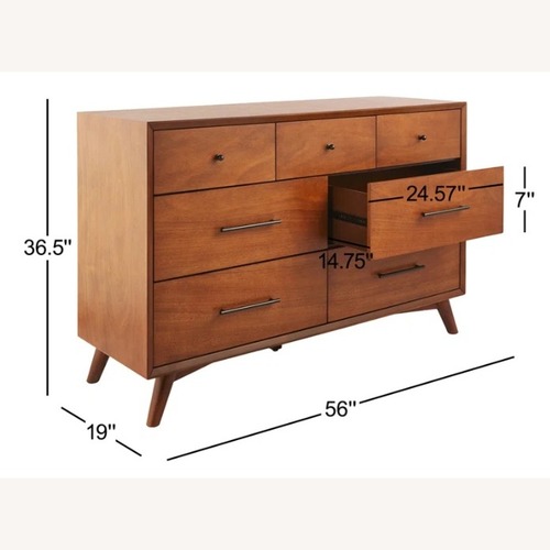 Used Williams 7-Drawer Dresser in Chestnut for sale on AptDeco