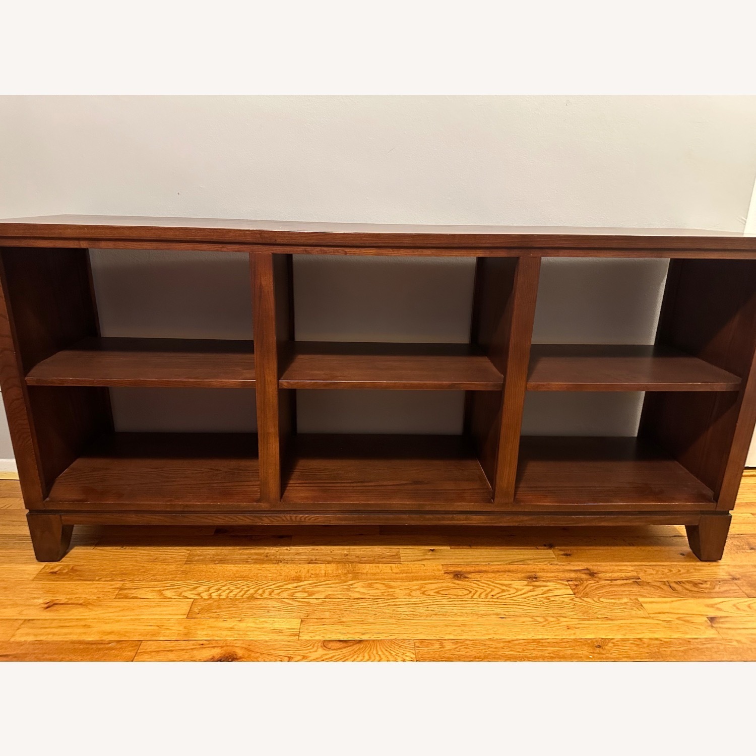 Ethan Allen Horizon Dark Brown Wood Sideboard - image-5