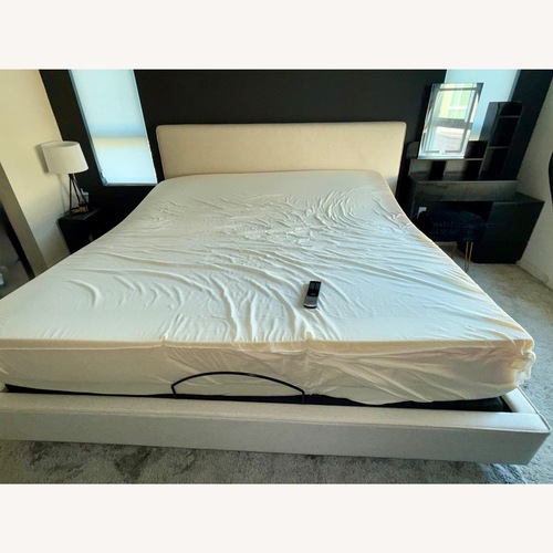 Used King Sized Bedframe and Adjustable Base for sale on AptDeco