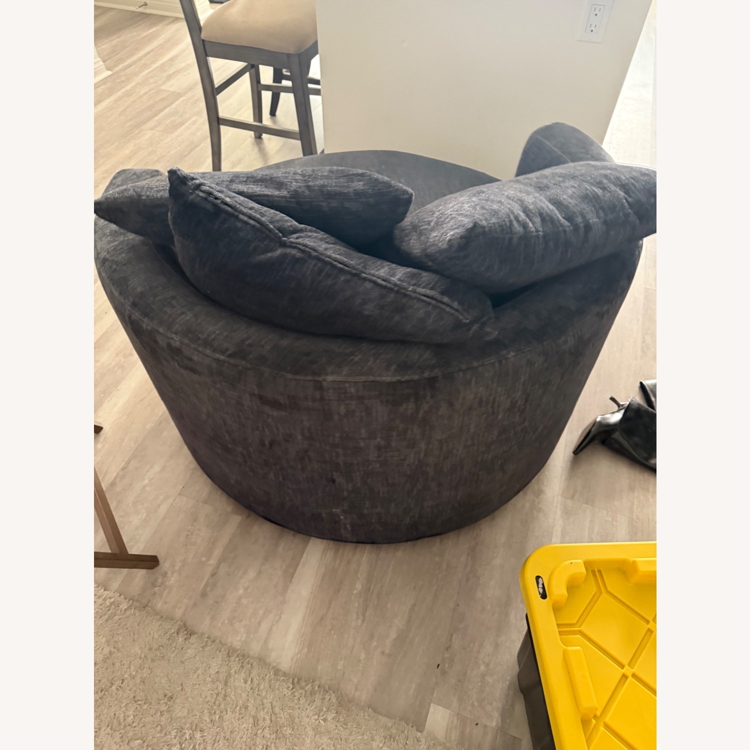 Living Spaces Oversized Swivel Lounge Chair - image-2