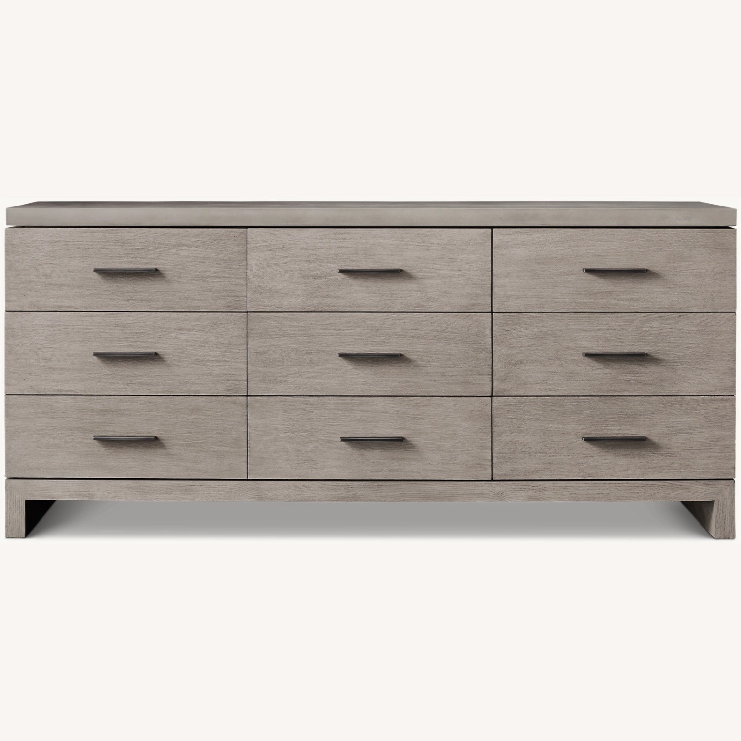 Restoration Hardware Dark Brown Wood Dresser - image-0