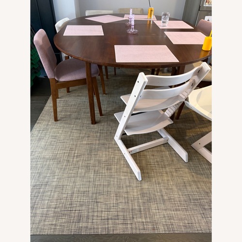 Used Chilewich Basketweave 6X9 Area Rug for sale on AptDeco