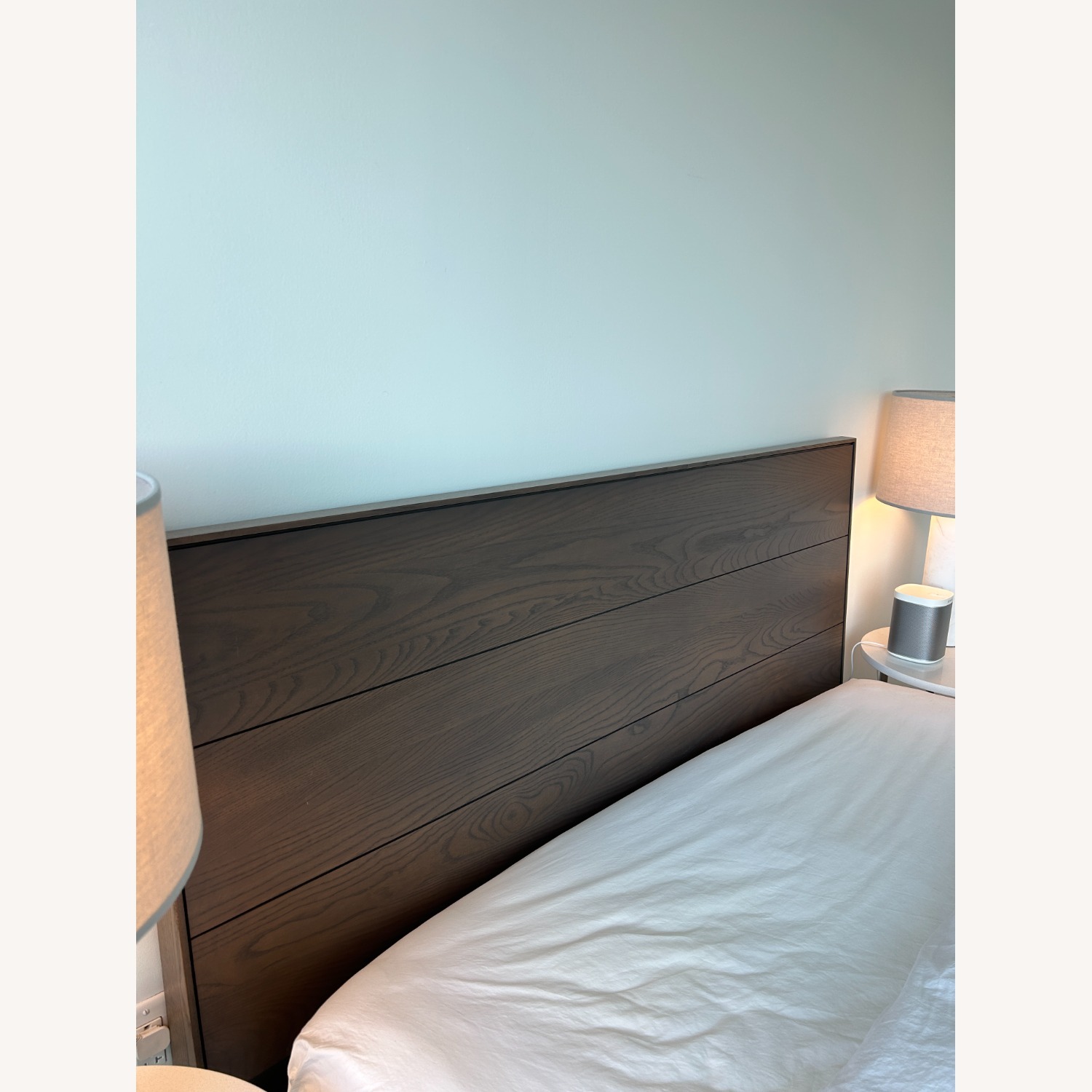 Room & Board Dark Brown Wood Full Bed - image-1