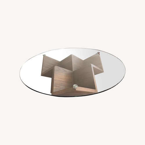 Used Castlery Dark Brown Glass Coffee Table for sale on AptDeco