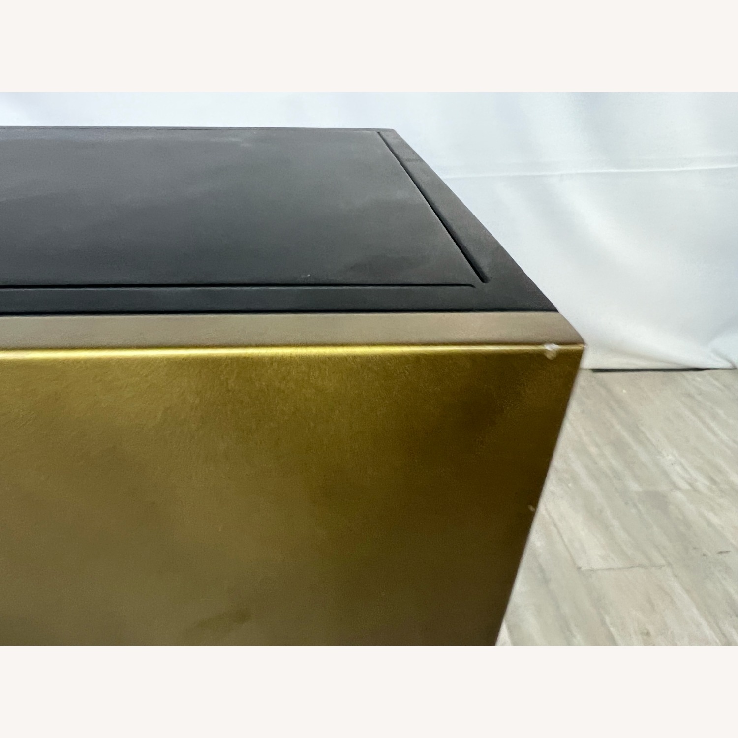 Sunpan Auburn Antique Brass And Black Sideboard - image-5