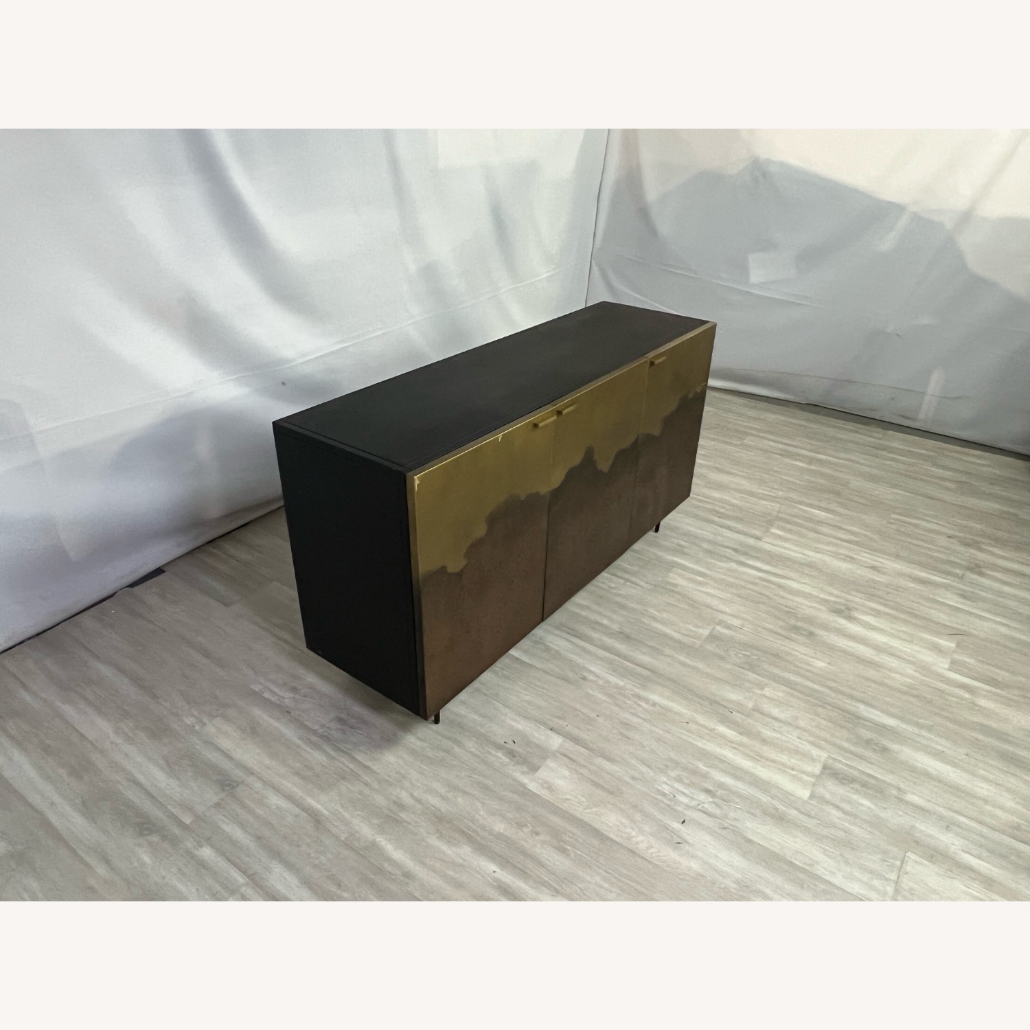 Sunpan Auburn Antique Brass And Black Sideboard - image-8