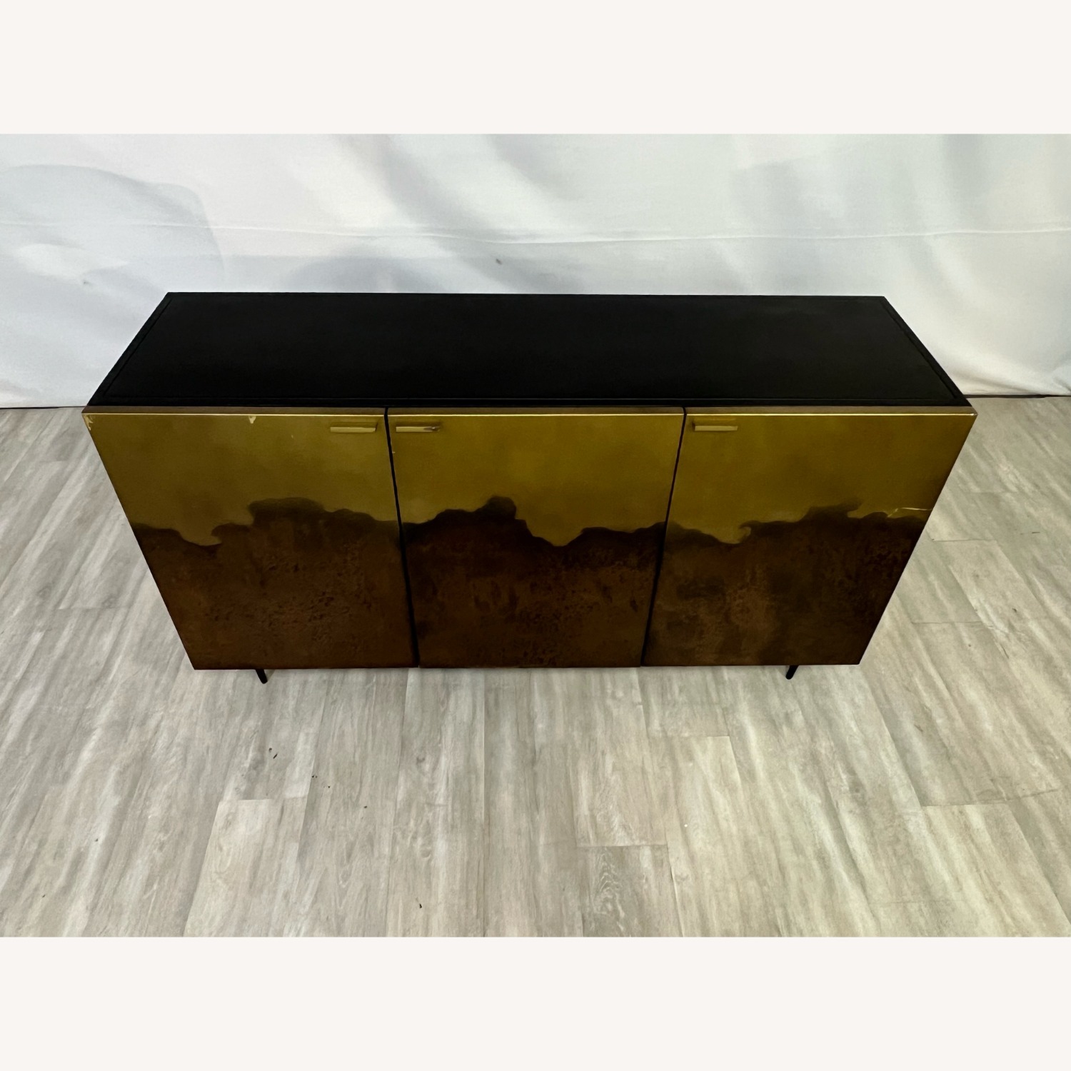 Sunpan Auburn Antique Brass And Black Sideboard - image-3