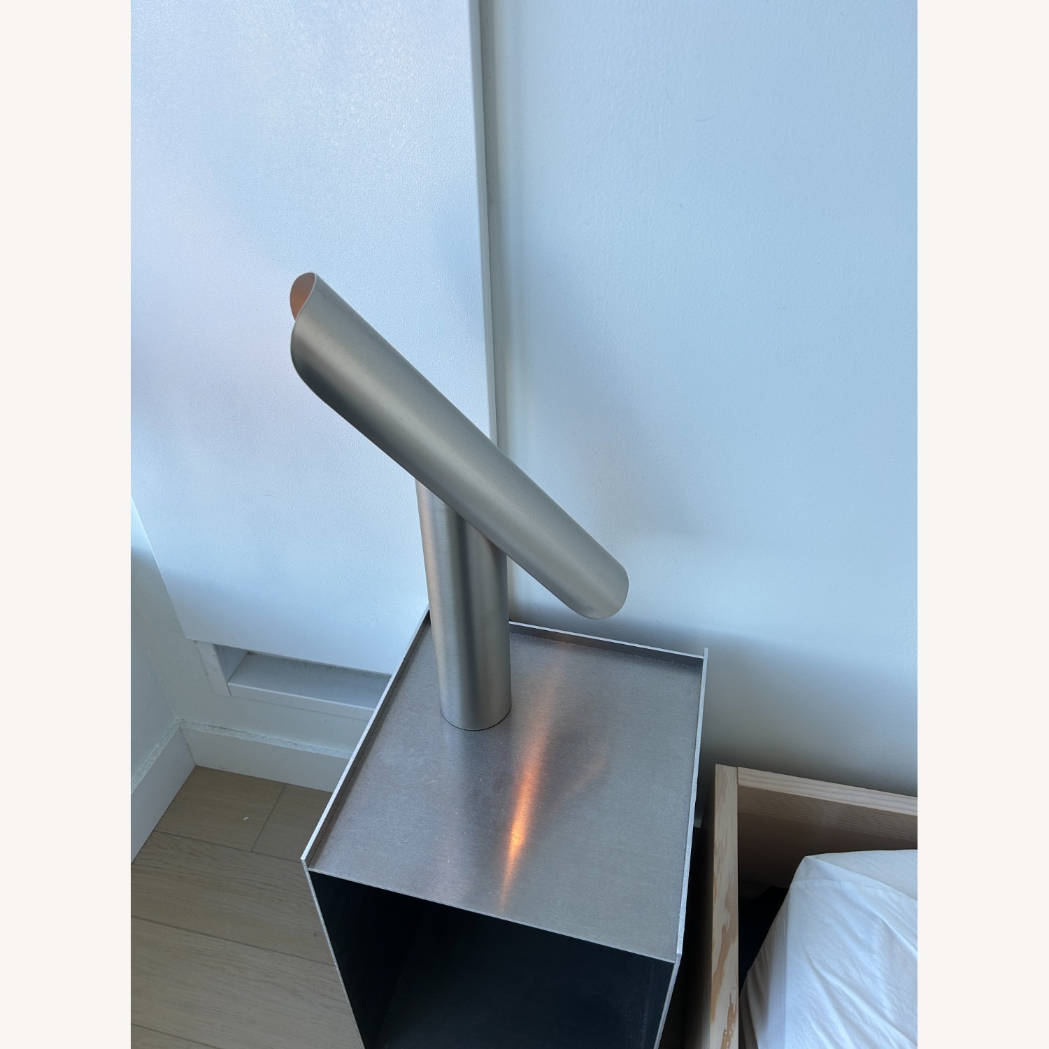 Light Gray Stainless Steel Table Lamps - image-3