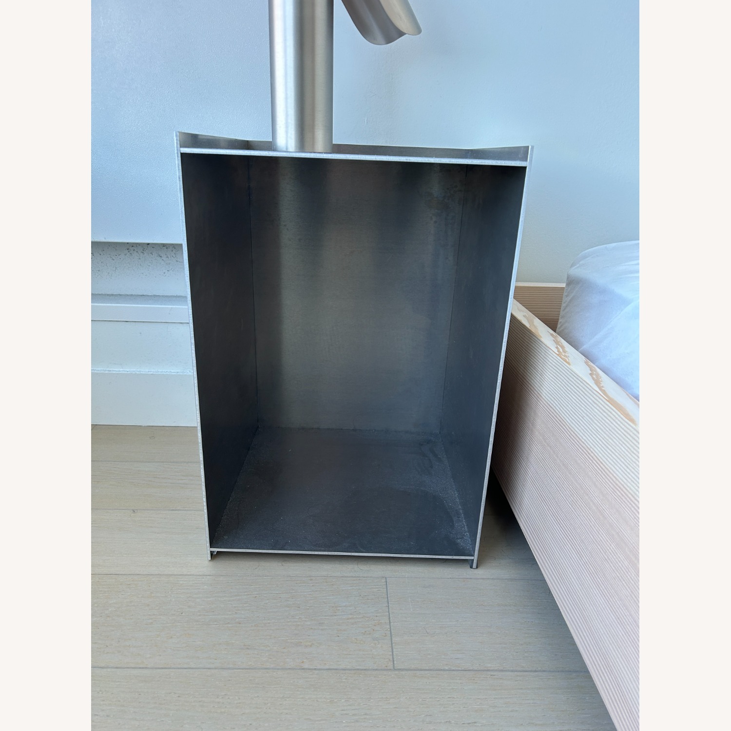 Frama Light Gray Stainless Steel Nightstands - image-2